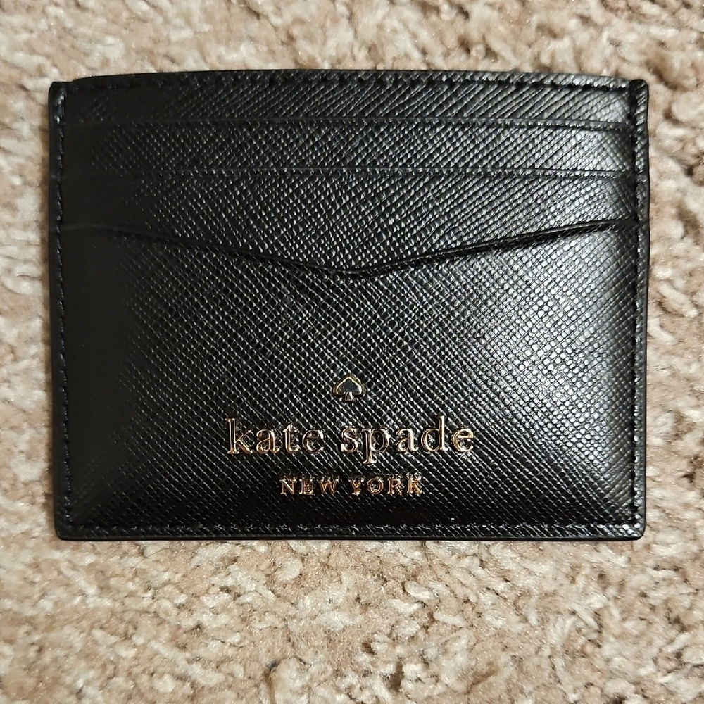 Black Kate Spade Card Holder, $25